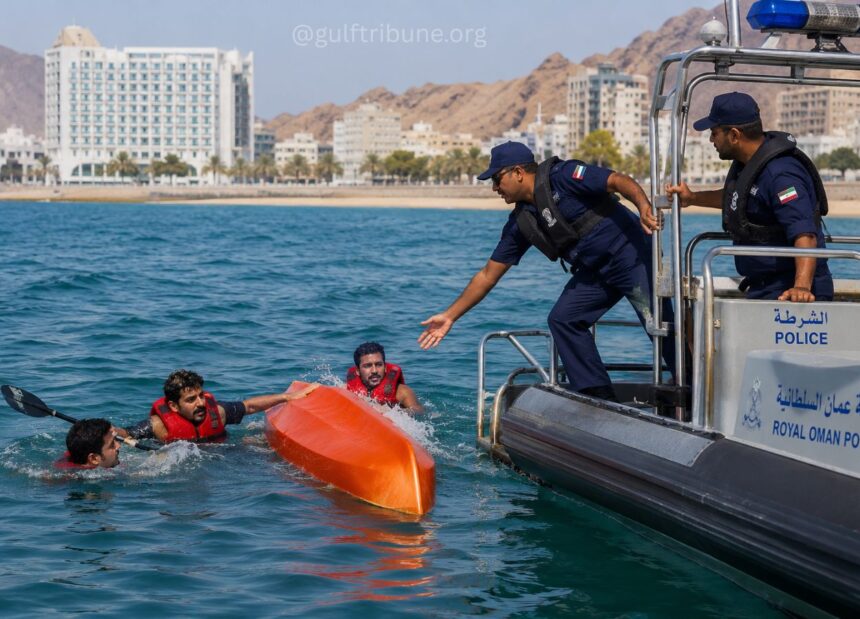 Oman Coast Guard Rescues Kayakers off Qurum Beach and Saves Drowning Child in Sohar