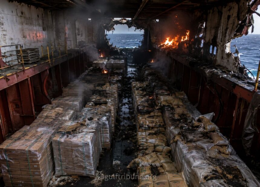 Six Killed in Houthi Missile Attack on Commercial Cargo Vessel in Bab Al-Mandeb