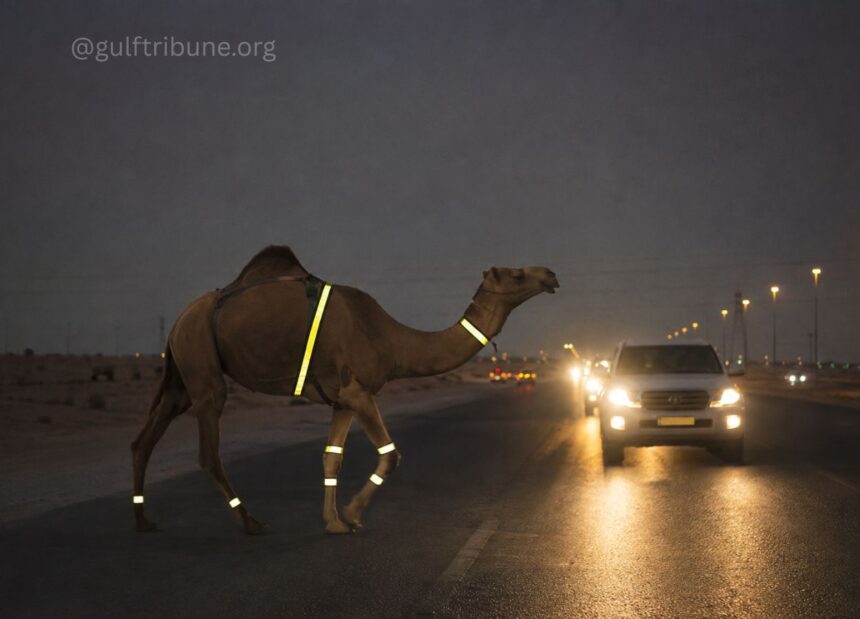 Oman Weighs Mandatory Reflective Gear for Camels to Curb Nighttime Highway Fatalities Oman Weighs Mandatory Reflective Gear for Camels to Curb Nighttime Highway Fatalities