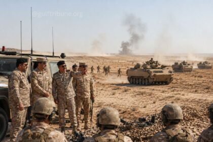 Kuwaiti Army Deputy Chief Reviews Live-Fire Tactical Drills by Mechanised Brigade 94