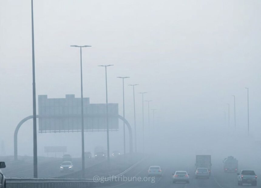 Atmospheric Cooling and High Humidity Trigger Early Morning Fog Across Dubai and Abu Dhabi Atmospheric Cooling and High Humidity Trigger Early Morning Fog Across Dubai and Abu Dhabi