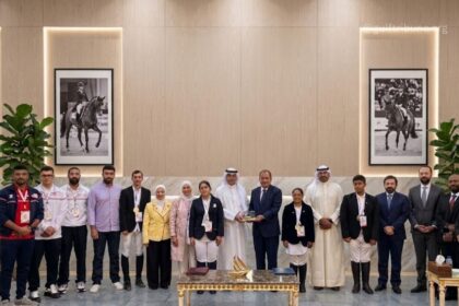 Kuwait Envoy Honors Altomouh Sports Team Following Special Olympics Regional Performance
